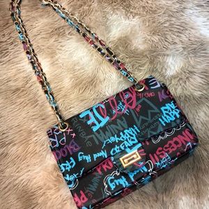 Super cute graffiti hand bag